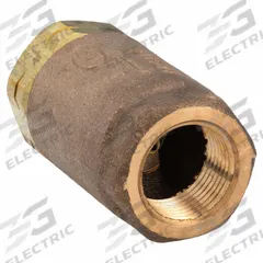 APOLLO Check Valve: Ball, Inline Valve Body, Bronze, 1 1/4 in Pipe Size, FNPT x FNPT, 33°F to 350°F (MPN 61LF10601). Key specifications — Ball Material: RPTFE; Brand: APOLLO.