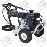 MI-T-M Gas-Powered Pressure Washer: Medium Duty, Cart, 3,000 psi, 2.4 gpm, Usable Per Week 10 hr (MPN GC-3000-0MMB). Key specifications — attr1034381: Mi-T-M; attr1037666: MI-T-M.