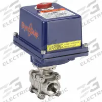 DYNAQUIP CONTROLS Electrically Actuated Two-Way Ball Valve: 3/4 in, Stainless Steel, 120V AC (MPN E3S24AJE23). Key specifications — Included Mounting: ISO 5211 Actuator Mounting Pad; Brand: DYNAQUIP CONTROLS; Actuator Features: Manual Override.