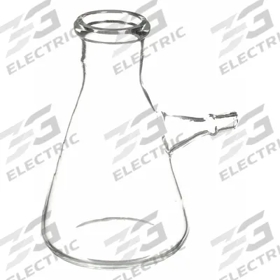 APPROVED VENDOR Boiling Flask: 125 mL, Colorless, Conical - Glass Filtering Flasks