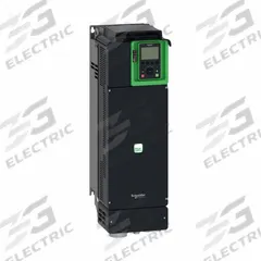 SCHNEIDER Variable Speed Drive: In Phase Three, 200-240V AC, Out Phase Three, 20 hp_25 hp, IP21 (MPN ATV630D18M3US). Key specifications — Style: Chassis; Color: Black/Green; Output Voltage: 200-240V AC; Output Phase: Three.