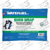 WATERJEL Burn Wrap: 36 in Dressing Lg, 30 in Dressing Wd, Wool, Sterile, Fastener Not Included (MPN G3630P-4.69.000). Key specifications — Water Resistance: Not Water Resistant; Standards: FDA; Manufacturer Part Number: G3630P-4.69.000; Package Type: Packet; Product Type: Burn Wrap; Sterility: Sterile; Brand: WATERJEL; Fastener Included: Fastener Not Included.
