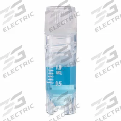 APPROVED VENDOR Cryogenic Vial: Cryogenic, Polypropylene, 1 mL, 12.2 mm Body Dia, Sterile - Plastic Cryogenic Vials