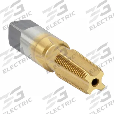 CHICAGO-LATROBE Pipe and Conduit Thread Tap: 1/4"-18 NPT, 4 Flute, Semi-Bottoming Chamfer (MPN 385409) - General Purpose Pipe Taps