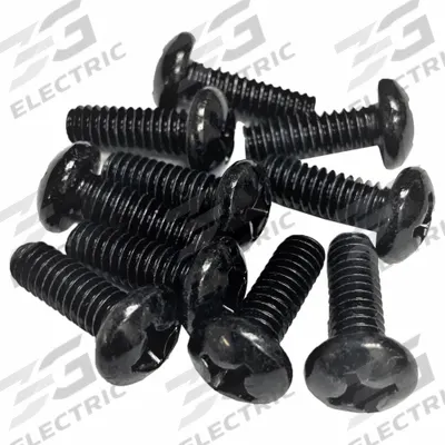 VIDEO MOUNT PRODUCTS Rack Screws: #12-24 Thread Size, Steel - Screws & Cage Nuts for Racks & Enclosures