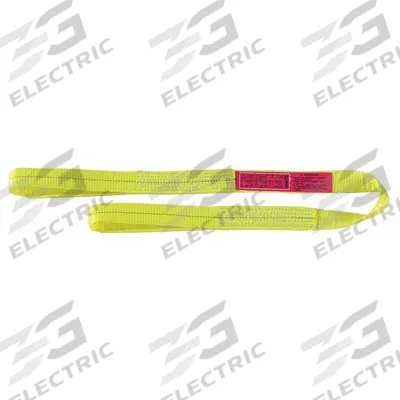 LIFT-ALL Web Sling: Type 3, Polyester, 3 ft Sling Lg, 12 in Eye Lg - Light-Use Polyester Flat-Eye Web Slings