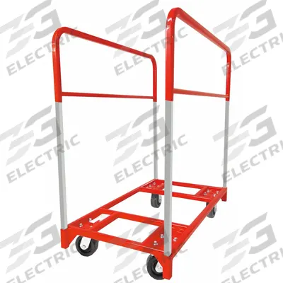 Dayton Table Cart: 1,600 lb, 48 in L x 32 3/4 in W x 51 1/4 in H, For 30 1/2 in Max Chair Wd - Carts with Vertical Divider Rail for Round & Rectangular Tables