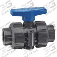 PLAST-O-MATIC Manual Two-Way Ball Valve: 1/2 in, PVC, Straight, FNPT x FNPT, Full Port Ball Port (MPN MBV050VT-PV). Key specifications — Brand: PLAST-O-MATIC; Handle: Lever.
