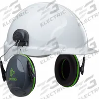 PIP Passive Earmuff: Hard Hat-Mounted Earmuff, 22 dB NRR, Foldable, Dielectric, Foam, 1 PR (MPN 262-AEB010-CM). Key specifications — Sub-brand: JSP; Style: Foldable; Dielectric: Yes; Electrically Insulated: Yes; Cushion Material: Foam; Series: Sonis 1; Cup Color_Original: Gray/Green; Features: Twin-Point-Mounted Ear Cups.