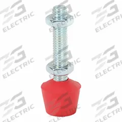 DE-STA-CO Flat Tip Spindle: Neoprene Tip, M6x1, 1 23/32 in Lg, 1 23/32 in Thread Lg (MPN 202208-M). Key specifications — Brand: DE-STA-CO; Material: Neoprene; Thread Size: M6x1; Includes: Jam Nuts; Compatible with Series: 217-UB; Spindle Construction: Neoprene Tip.