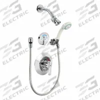 POWERS Shower Faucet: Biltmore 900, 2.5 gpm Fixed Showerhead Flow Rate, Brass, Chrome Finish (MPN P910GK1-5YW). Key specifications — Showerhead Material: Brass; Series: Biltmore 900.