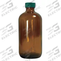 QORPAK Sampling Bottle: 240 mL, Amber, 24-400, Urea, 24, Polyethylene/PTFE, Type III (MPN GLC-01947). Key specifications — attr1370730: Amber; attr1370762: None; attr1370763: Soda Lime Glass; attr1370766: QORPAK; attr1370767: 24-400; attr1370776: No; attr1370779: Type III; attr1389381: Attached.