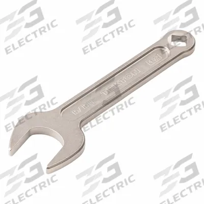 TEKTON Open End Wrench: Chromium Molybdenum Steel, Satin, 15/16 in Head Size - SAE, Single End, Open End Service Wrenches