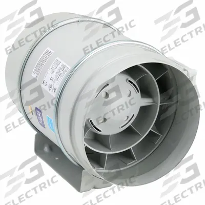 SOLER & PALAU In-Line Duct Fan: 538 cfm Max., 8 in Duct, 184 W, 120V AC, 1 Ph, IP44 - General Purpose Inline Duct Fans