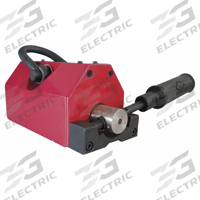Dayton Lifting Magnet: 800 lb Max Flat Load Capacity, 400 lb Max Round Load Capacity - Round- & Flat-Surface Lifting Magnets