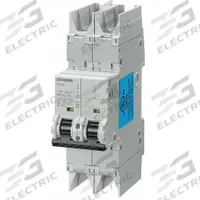 SIEMENS IEC Miniature Circuit Breaker: 1.6 A Amps, 125V DC, 10kA at 277/480V AC, Screw Clamp, 5SJ4 (MPN 5SJ42157HG42). Key specifications — DC Voltage Rating: 125V DC; Brand: SIEMENS; Max. AIR Rating: 10kA at 277/480V AC; Terminal Connection: Screw Clamp; AC Voltage Rating: 277/480V AC.