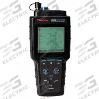 THERMO SCIENTIFIC Handheld Multiparameter Meter: Conductivity/Dissolved Oxygen/Ion/pH/Temp (MPN STARA3295). Key specifications — Test Parameters: pH; Manufacturer Part Number: STARA3295; Configured Test Parameters: Conductivity; Measurement Components Included: 013010MD DuraProbe Epoxy 4-Cell (K=0.475) Conductivity Cell with 3 Meter Cable; Other Accessories Included: 810001 ROSS Electrode Storage Solution; Reagents and Solutions Included: 01100710 Conductivity 1413uS/cm Standard Pouches.