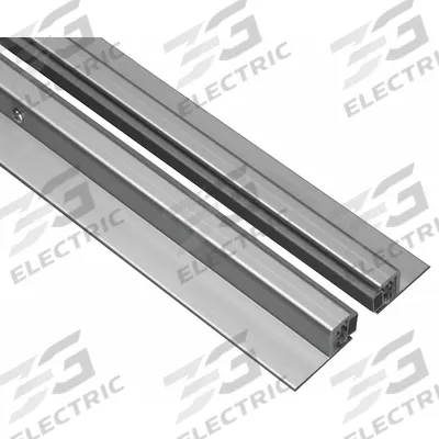 NATIONAL GUARD Door Weatherstripping: Flat Insert, 8 ft Lg, 1 1/4 in Wd - Metal Leaf Weatherstripping