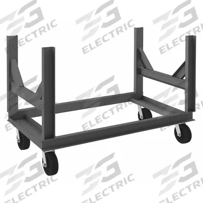 APPROVED VENDOR Bar Truck: 4,000 lb, 48 in L x 28 in W x 34 1/2 in H Overall Dim. - Cradle-Style Bar & Pipe Trucks