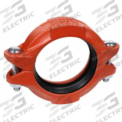 GRUVLOK Clamp Coupling: Clamp, 6 in x 6 in, Ductile Iron, EPDM Seal - Grooved Pipe Couplings