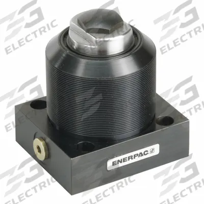 ENERPAC Hydraulic Work Support: 10,000 lbf Max. Support Force, 13/20 in Stroke Lg - Lower Flange Mount Work Supports
