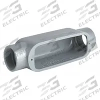 Conduit Outlet Body: Iron, 4 in Trade Size, C Body, 320 cu in Body Capacity, Threaded Hub (MPN OC-0M). Key specifications — Finish: Powder Coated; Includes: Set Screw Hubs; For Use With: RMC; Brand: HUBBELL KILLARK; Hub Style: Threaded; Mfr. Series: O.