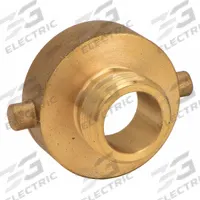 MOON AMERICAN Fire Hose Adapter: 2 1/2 in_3 in Compatible Pipe Size, NH x NH, Straight, Brass, Cast (MPN 369-3022521). Key specifications — attr660750: NH x NH; attr660755: 3 in x 2-1/2 in.
