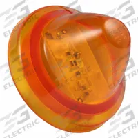 GROTE Clearance Marker Lamp: Clearance Light, LED, Cone, Amber, Bracket/Grommet, PL-10 Connector (MPN 47223). Key specifications — Lens Color: Amber; Brand: GROTE; Electrical Connection: PL-10 Connector; Lighting Technology: LED; Mount Type: Bracket; SAE Lens Code: P2.