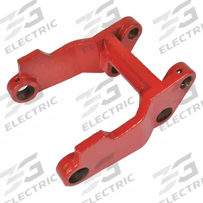 Dayton Wheel Frame: Wheel Frame, For Pallet Jacks, For 2ZE58, Red - Dayton Pallet Jack Replacement Parts