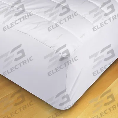 MARTEX Mattress Pad: King, 80 in Overall Lg, 78 in Overall Wd, White, 6 oz Fabric Wt - Mattress Pads