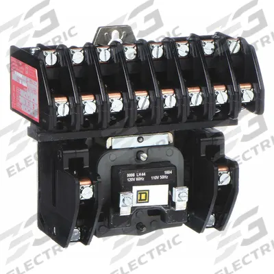 SQUARE D Lighting Magnetic Contactor: 10 Poles, 120V AC, 30 A - Electrically Held Lighting Contactors