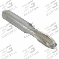 CLEVELAND Straight Flute Tap: 1/4"-28 UNF, H3 / 2B, 4 Flute, Plug Chamfer, LH, High Speed Steel (MPN C60752)