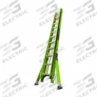 LITTLE GIANT Extension Ladder: 24 ft Ladder Size, Fiberglass, 375 lb Load Capacity, 56 lb Wt (MPN 17624-279). Key specifications — Color: Green; Brand: LITTLE GIANT; Included Features: Limited Arrest Safety Line; Removable Fly: Fixed.