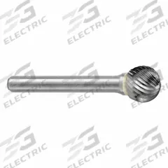 SGS PRO Carbide Bur: Ball, SD-3, Single Cut, 3/8" Head, 1/4" Shank (MPN 12500). Key specifications — attr983756: SD-3; attr952433: SGS PRO.