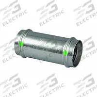 VIEGA PROPRESS Crimp Coupling Fitting: 1 1/4 in CTS x 1 1/4 in CTS Size, Straight, Stainless Steel (MPN 80325). Key specifications — Brand: VIEGA PROPRESS.