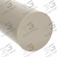 HDPE Rod: 3/4 in Dia, 4 ft Lg, Off-White, Opaque, 4,500 psi Tensile Strength, 2.75 ft-lb/in (MPN 22JL44). Key specifications — Impact Strength: 2.75 ft-lb/in; Clarity: Opaque.