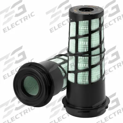 FLEETGUARD Automotive Air Filter: Round-Oval, Engine, Radial Seal, 4 3/32 in Outside Dia - Round/Oval Engine Air Filters
