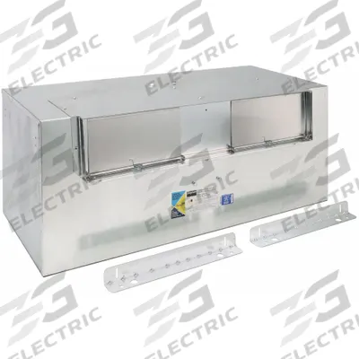 Dayton In-Line Ceiling Exhaust Fan: 2,110 cfm @ 0.100 in SP, Square Duct, 6 in x 6 in - Rectangular Duct Inline Cabinet Fans