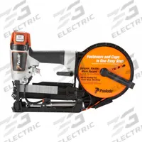 PASLODE Staple Gun: For 3/8 in Staple Wd, For 18 ga Staple Gauge, For 3/4 in to 1 1/2 in Staple Lg (MPN 502575). Key specifications — attr1320959: Crowned; attr1320964: PASLODE.