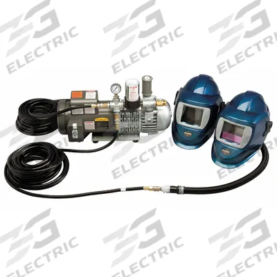 ALLEGRO Supplied Air System: 50 ft Hose Lg, 1 1/2 hp Pump Horsepower, Helmet - Allegro Complete SAR Systems