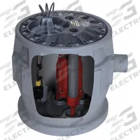 LIBERTY PUMPS Grinder Pump System: Plastic, 1 hp, 230V AC, 42 gpm @ 10' of Head, 50 ft Max. Head (MPN P382XPRG102). Key specifications — Rated Voltage: 230V AC; Brand: LIBERTY PUMPS; Alarm: Not Included; Switch: Integral Tether Float.