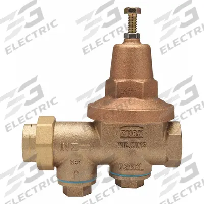 WILKINS Water Pressure Reducing Valve: FNPT, 1 in Pipe Size, Bronze, 25 psi to 75 psi - High Capacity Water Pressure Regulators