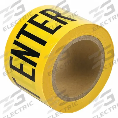 APPROVED VENDOR Barricade Tape: 200 ft Lg, 3 in Wd, Caution Do Not Enter Legend - Specific Caution Messaging Barrier Tape