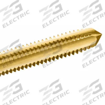 CHICAGO-LATROBE Straight Flute Hand Tap: 3/8"-16 UNC, H2 / 2B, 4 Flute, Plug Chamfer (MPN 173135) - General Purpose Hand Taps