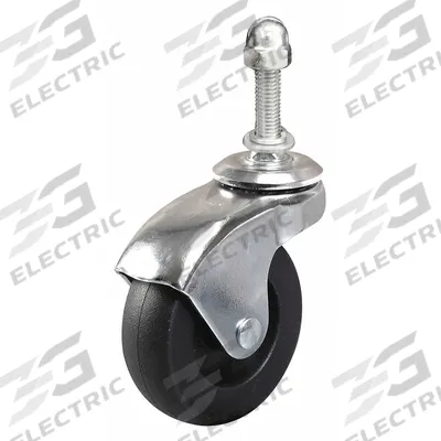 WESTWARD Caster, Black, 3": For 1YER5 - Westward Power Tool Parts