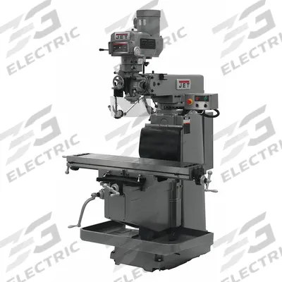 JET Vertical Milling Machine: JTM-1254RVS, Belt Drive, 5 hp - Variable-Speed Vertical Milling Machines
