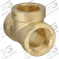USA INDUSTRIALS Metal Pipe Tee: Tee, 1 1/4 in x 1 1/4 in x 1 1/4 in, Class 250, C38500 Brass (MPN ZUSA-PF-15544). Key specifications — Brand: USA INDUSTRIALS; Maximum Operating Pressure: 400 psi @ 72 °F.