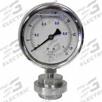 KODIAK CONTROLS Pressure Gauge: 0 psi to 15 psi, KC301, 4 in Dial, 316 Stainless Steel, Mineral Oil (MPN KC301L4015/DSM3511LP). Key specifications — Brand: KODIAK CONTROLS; Gauge Case Liquid: Glycerin; Seal Fill Liquid: Mineral Oil; Gauge Case Material: 304 Stainless Steel; Seal Lower Housing Material: 316 Stainless Steel; Accuracy: ±1.00%; Gauge Wetted Parts: Stainless Steel.