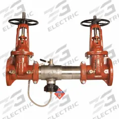 WATTS Reduced Pressure Zone Backflow Preventer: 957, with Flood Detection Sensor, 3 in Pipe Size (MPN 957-OSY3). Key specifications — Shut-Off Valve Type: OSY Gate Valve; Connection Type: Flange.