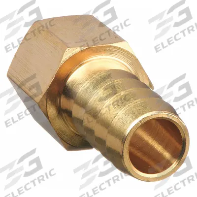 APPROVED VENDOR Barbed Hose Fitting: For 3/8 in Hose I.D., Hose Barb x NPT, Male x Female - Brass Multipurpose (Air, Water, Chemical) Rigid Barbed Hose Fittings